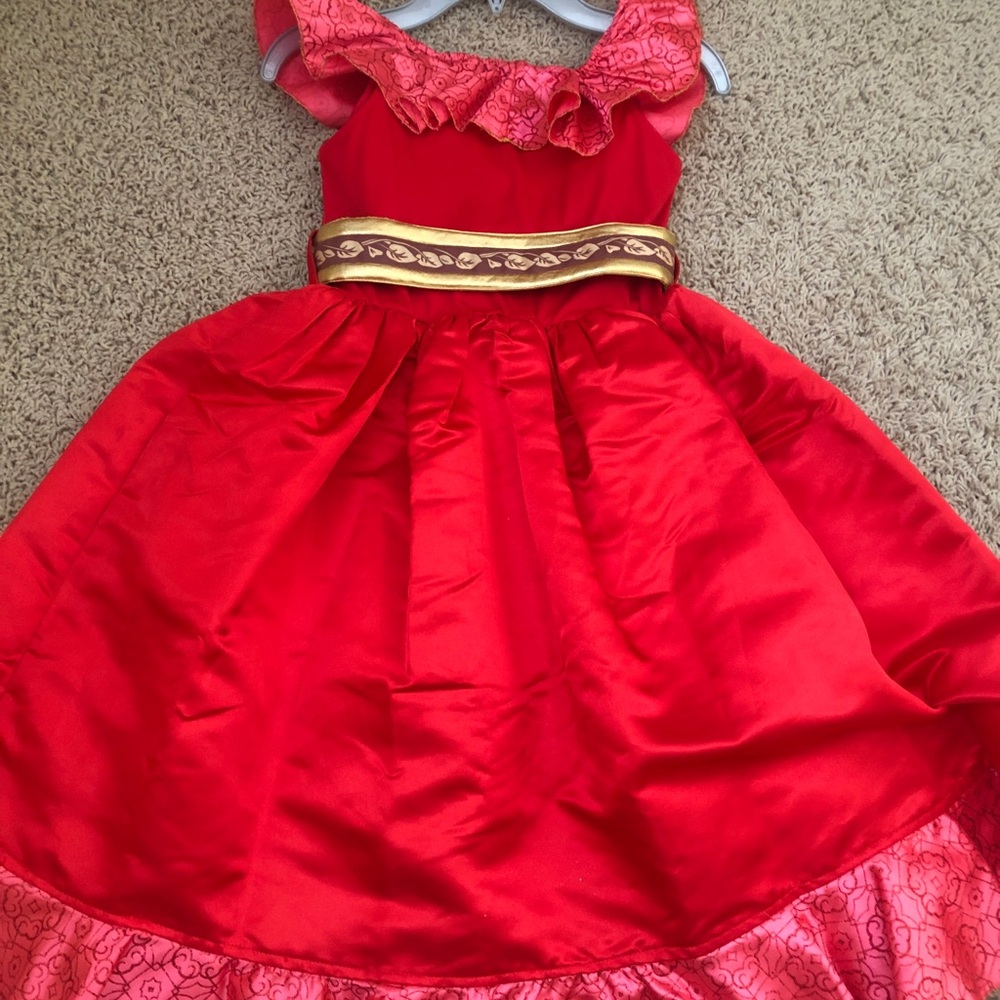 Disney Store Princess Elena of Avalor Dress Moana Costume Girls Size 5/6 Lot - Picture 11 of 15